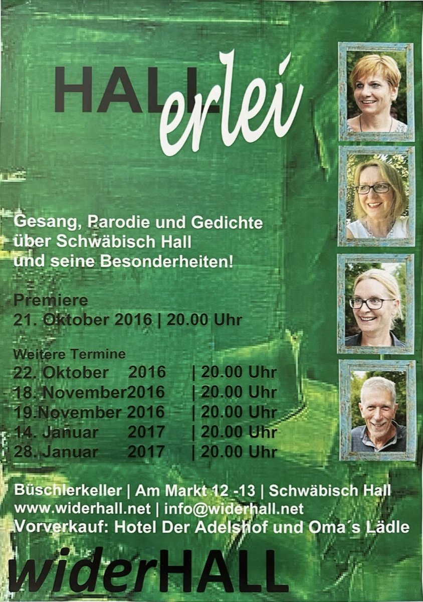 Plakat „HALLerlei“ 2016